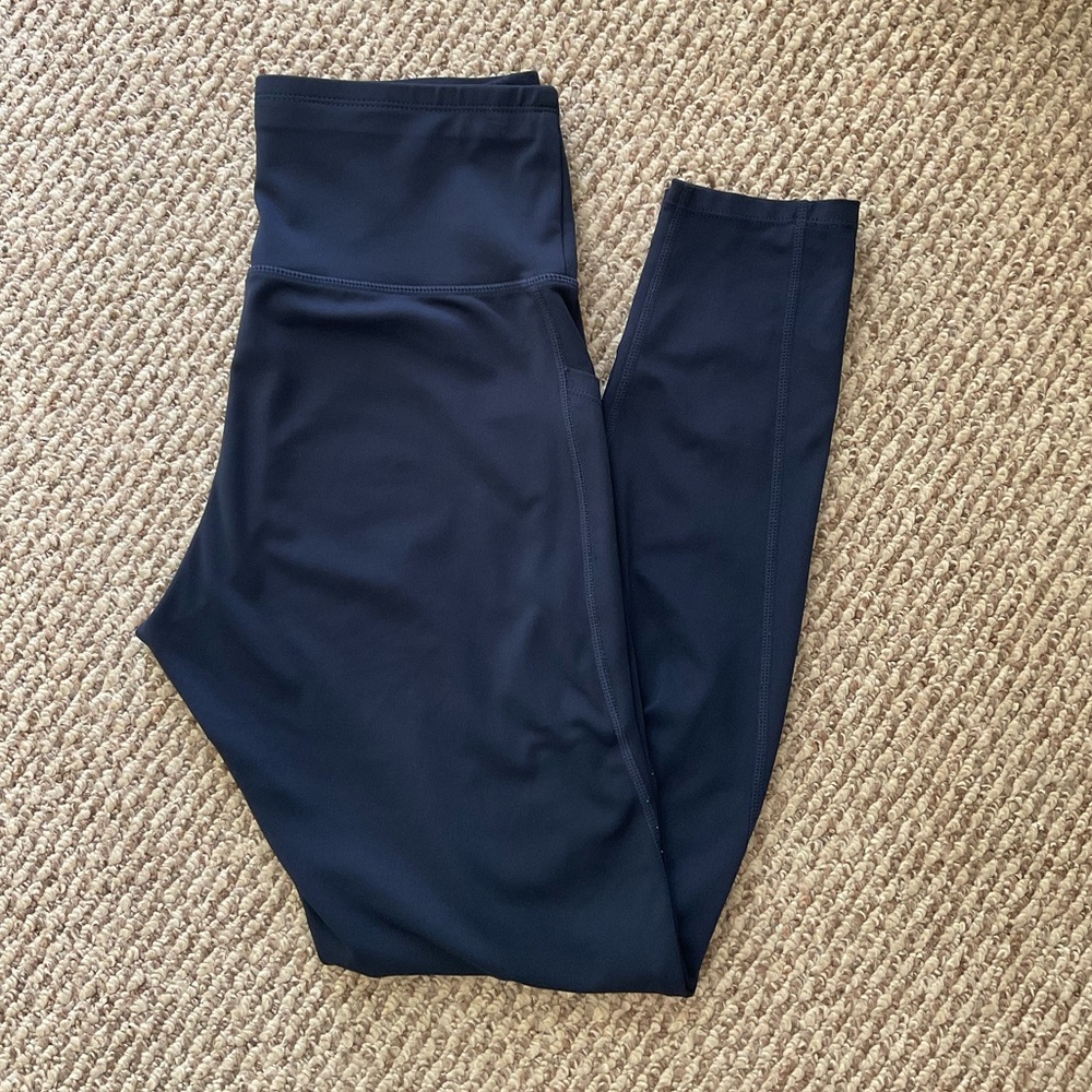 Navy Blue Workout/Yoga/Pilates Legging, Size Large